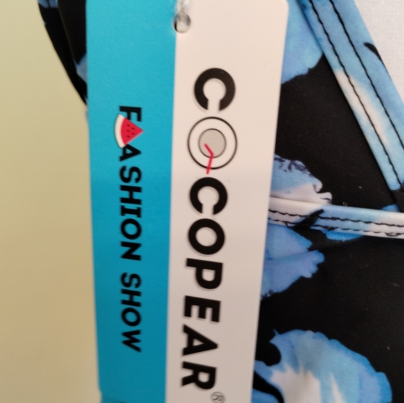 NWT COCOPEAR Women's Shaping Body One Piece Swim Dress Floral Tummy Control Sz S - Picture 11 of 16